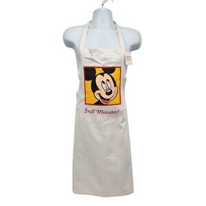 NWT Walt Disney World Mickey Mouse Embroidered Grilling Apron Men's OS